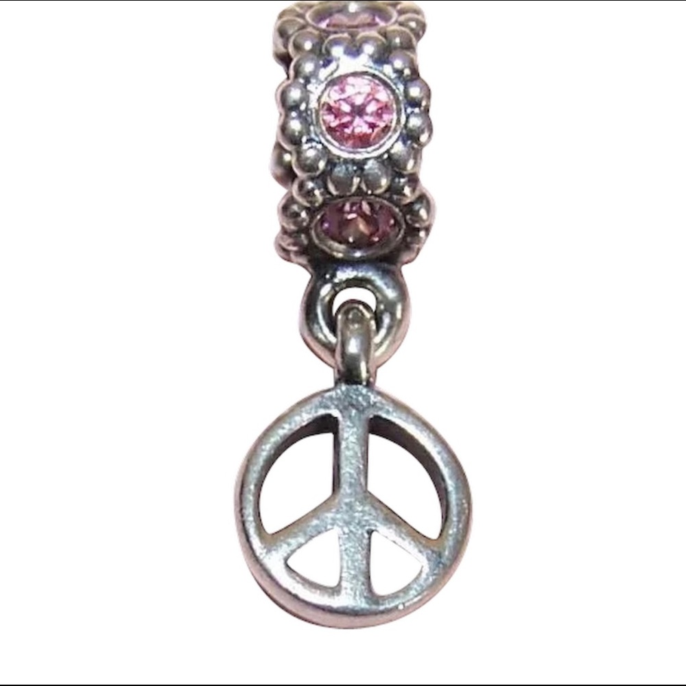 Pandora floating peace charm authentic